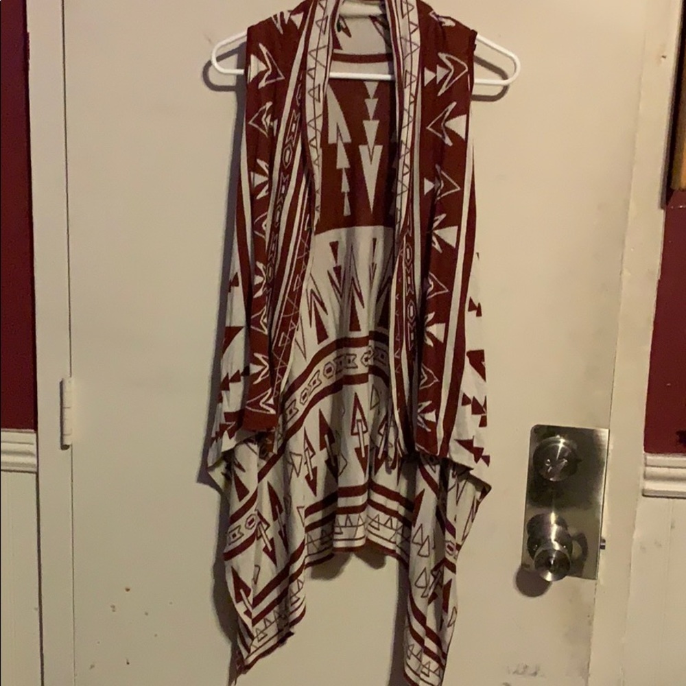 Aztec Print Cardigan